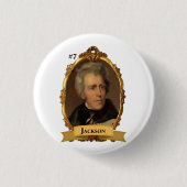 Andrew Jackson President #7 Button (Voorkant)