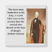 Andrew Jackson Quote Magneet (Voorkant)