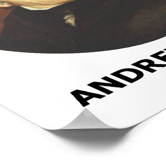Andrew Jackson Regering Mensen zullen verdedigen Poster (Hoek)
