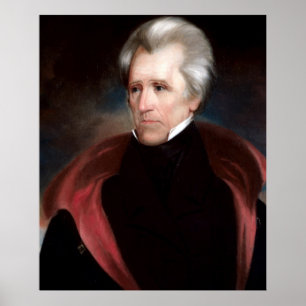 ANDREW JACKSON schilderen door Ralph E. W. Earl Pr Poster
