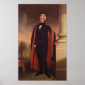 Andrew Jackson Standing Painting Poster (Voorkant)