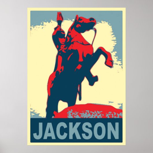 Andrew Jackson Statue New Orleans Poster (Voorkant)