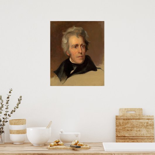 Andrew Jackson - Thomas Sully Fine Art Poster (Keuken)