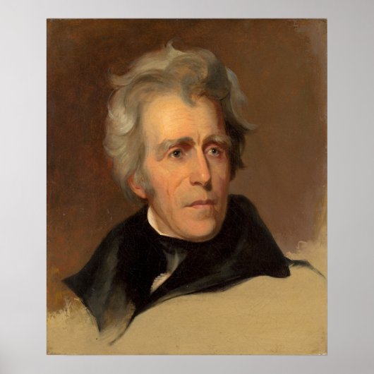 Andrew Jackson - Thomas Sully Fine Art Poster (Voorkant)