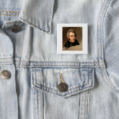 Andrew Jackson Vierkante Button 5,1 Cm (In situ)