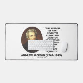 Andrew Jackson Wisdom draagt bij aan gelijke belas Bureaumat (Keyboard & Muis)
