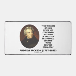 Andrew Jackson Wisdom draagt bij aan gelijke belas Bureaumat