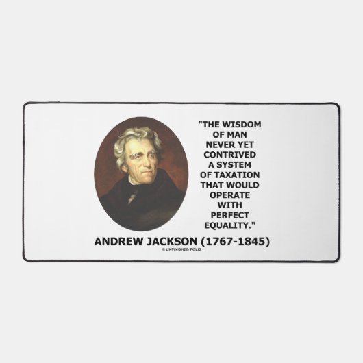 Andrew Jackson Wisdom draagt bij aan gelijke belas Bureaumat (Voorkant)