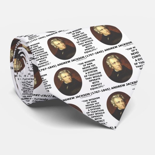 Andrew Jackson Wisdom draagt bij aan gelijke belas Stropdas (Opgerold)