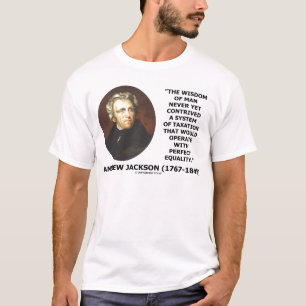 Andrew Jackson Wisdom draagt bij aan gelijke belas T-shirt