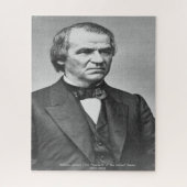 Andrew Johnson 17e President van Amerika. Legpuzzel (Verticaal)