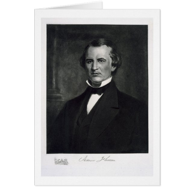 Andrew Johnson (1808-75), 17e President van de Ver (Voorkant)