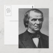 Andrew Johnson Briefkaart (Voorkant / Achterkant)