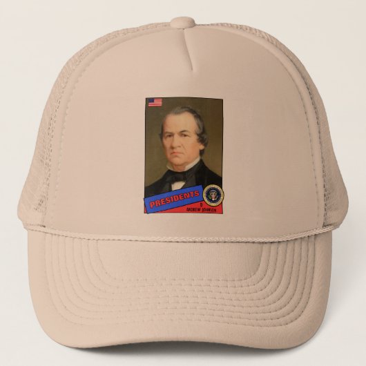 Andrew Johnson-honkaard Trucker Pet (Voorkant)