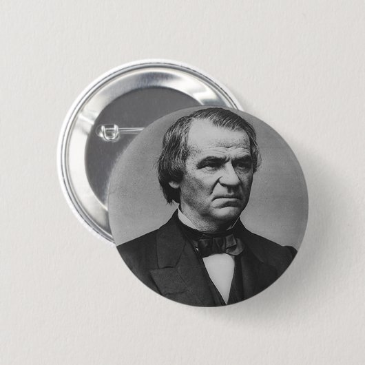 Andrew Johnson Ronde Button 5,7 Cm (Voorkant /achterkant)