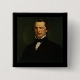 Andrew Johnson Vierkante Button 5,1 Cm