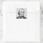 Andrew Johnson Vierkante Sticker (Tas)