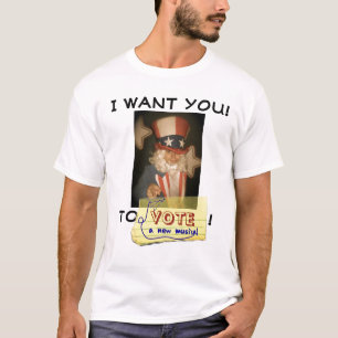 Andrew Keenan-Bolger wil dat je stemt! T-shirt