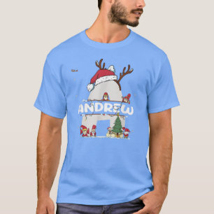 Andrew kerstShirt met Andrew Name voor grappige Xm T-shirt