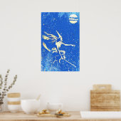 Andrew Lang Blue Fairy Fairytale Poster (Keuken)