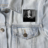 Andrew Marvell , gegraveerd door John Raphael Smit Vierkante Button 5,1 Cm (In situ)
