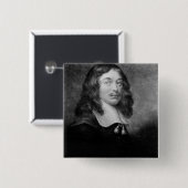 Andrew Marvell , gegraveerd door John Raphael Smit Vierkante Button 5,1 Cm (Voorkant /achterkant)