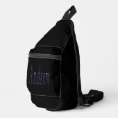 Andrew Naam In Nebula Blauw, Sling Bag (Rechterhoek)