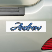 Andrew Name blue Aufkleber Sticker Autoaufkleber (Op auto)