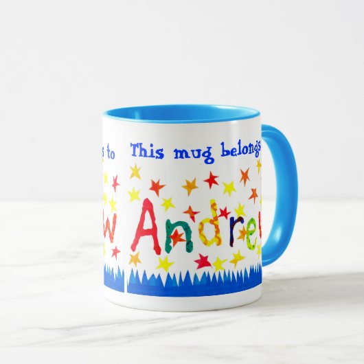 'Andrew' Name-specific Ringer Mok. Mok (Voorkant rechts)