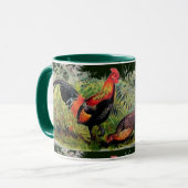 Andrew Neale Red Oerwoud Fowl Mok (Voorkant links)