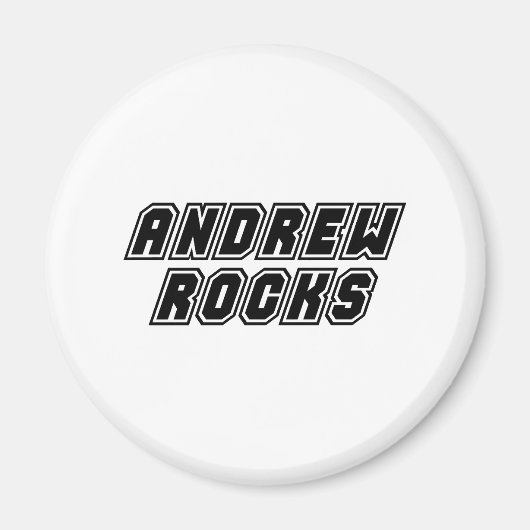 Andrew Rocks Magneet (Voorkant)