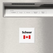 Andrew Scheer Canada Canadese vlag lichtkleur Magneet (Insitu (Vaatwasser))