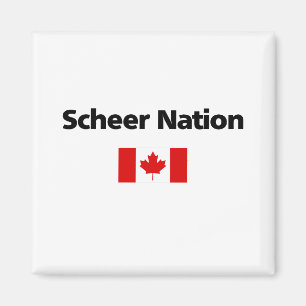 Andrew Scheer Nation Conservatieve Canadese vlag Magneet