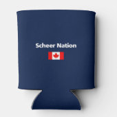 Andrew Scheer Nation Conservative Canada Flag Dark Blikjeskoeler (Achterkant)