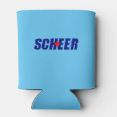 Andrew Scheer Speedy Bold Blue Maple Leaf Color Blikjeskoeler (Achterkant)