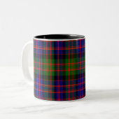 Andrew Scottish Tartan Tweekleurige Koffiemok (Voorkant links)