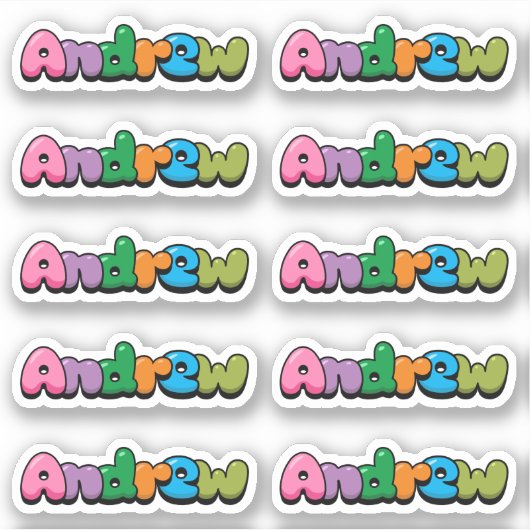 Andrew Sticker (Voorkant)