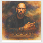 Andrew Tate Custom-Cut Vinyl Sticker (Vel)