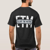 Andrew Tate Escape The Matrix T-shirt (Achterkant)