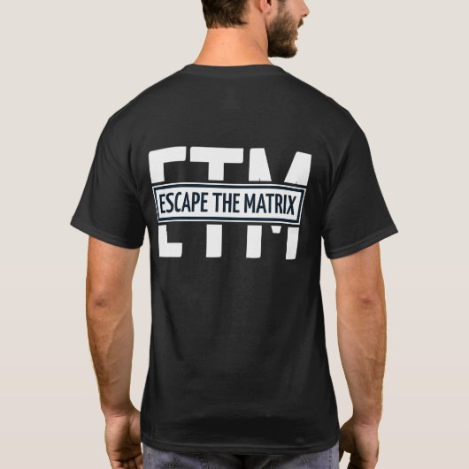 Andrew Tate Escape The Matrix T-shirt (Achterkant)