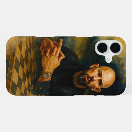 Andrew Tate iPhone 16 Plus Slim Fit Case Hoesje (Achterkant horizontaal)