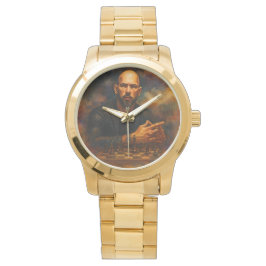 Andrew Tate Oversized Gold Bracelet Watch Horloge