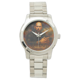 Andrew Tate Oversized Zilveren Armband Horloge