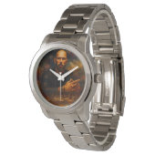 Andrew Tate Oversized Zilveren Armband Horloge (Gekanteld)