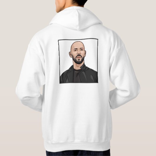 Andrew Tate Portrait Hoodie (Achterkant)