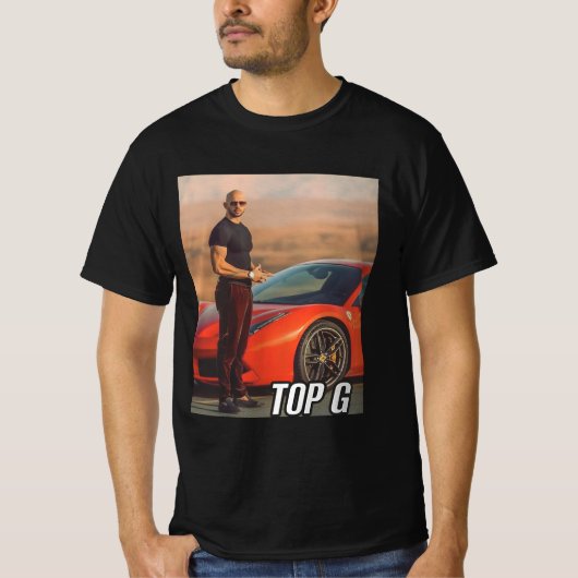 Andrew Tate "Top G" T-shirt (Voorkant)