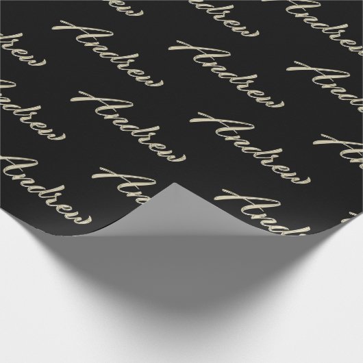 Andrew Vorname Name edles Geschenkpapier Papier (Hoek)