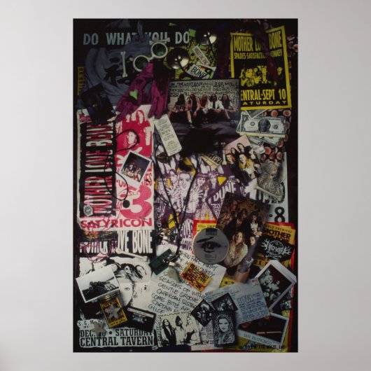 Andrew Wood Collage Poster (Voorkant)