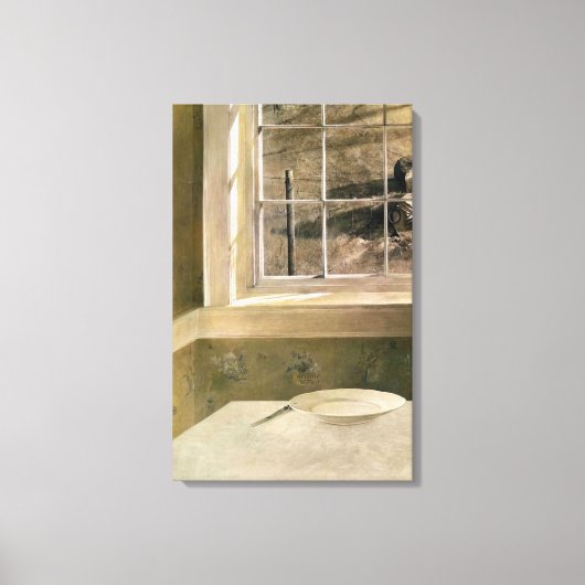Andrew Wyeth - GROUNDHOG DAY Canvas Afdruk (Voorkant)