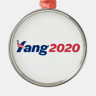Andrew Yang 2020 Presidential Campaign Metalen Ornament